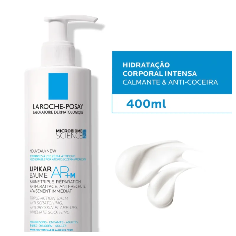 Kit com 2 Lipikar Baume AP + M - Hidratante Corporal 400ml - Imagem 2